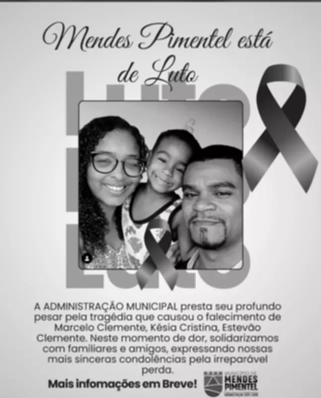 Tragédia em Mendes Pimentel: Família de três morre dormindo em desabamento de casas