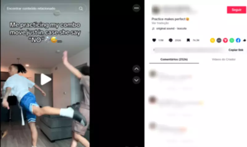 Trend 'Caso ela diga não' incita violência contra mulheres e é investigada pela Polícia Federal