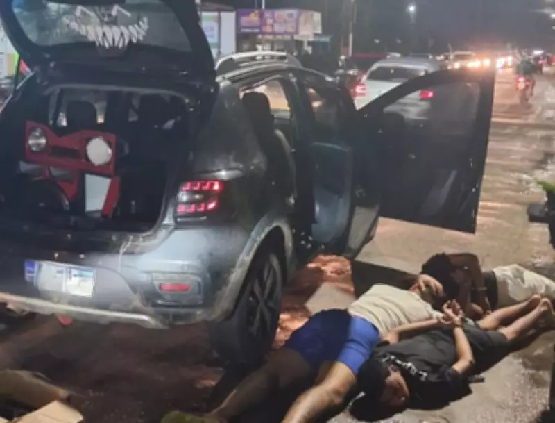 Trio é preso após assaltar motorista de aplicativo na MA-201, na Grande São Luís