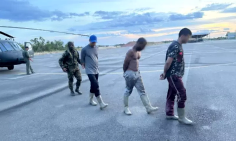 Três garimpeiros são presos e pista clandestina é destruída na Terra Yanomami