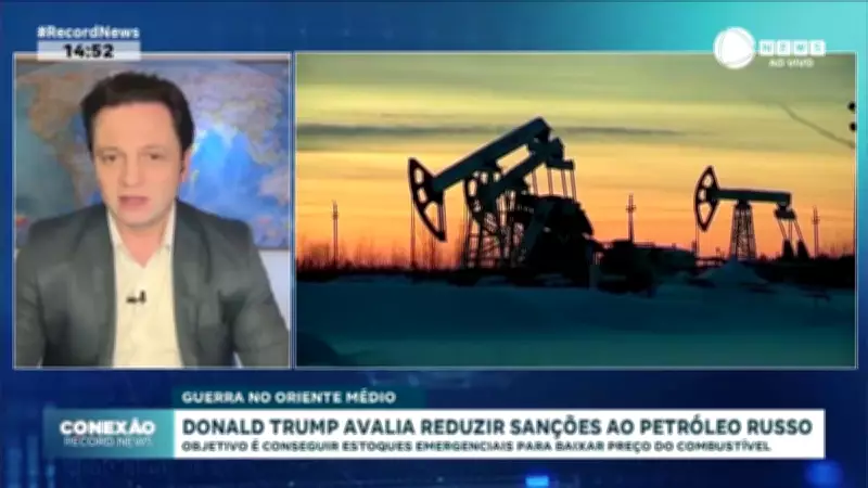 Trump avalia reduzir sanções ao petróleo russo para baixar preços dos combustíveis