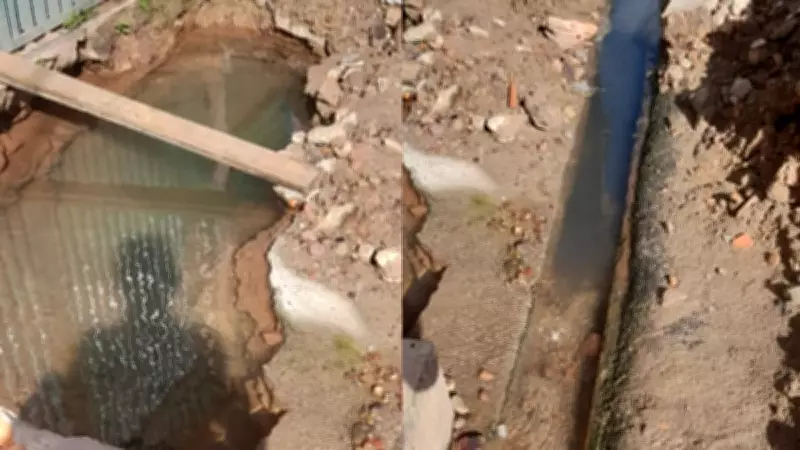 Vazamento de água há mais de um mês no Coroado, São Luís, causa danos e preocupa moradores