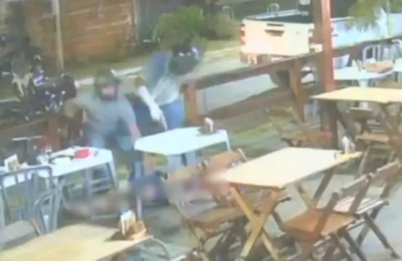 Vídeo captura assassinato de produtor rural em pizzaria de Miranorte, TO