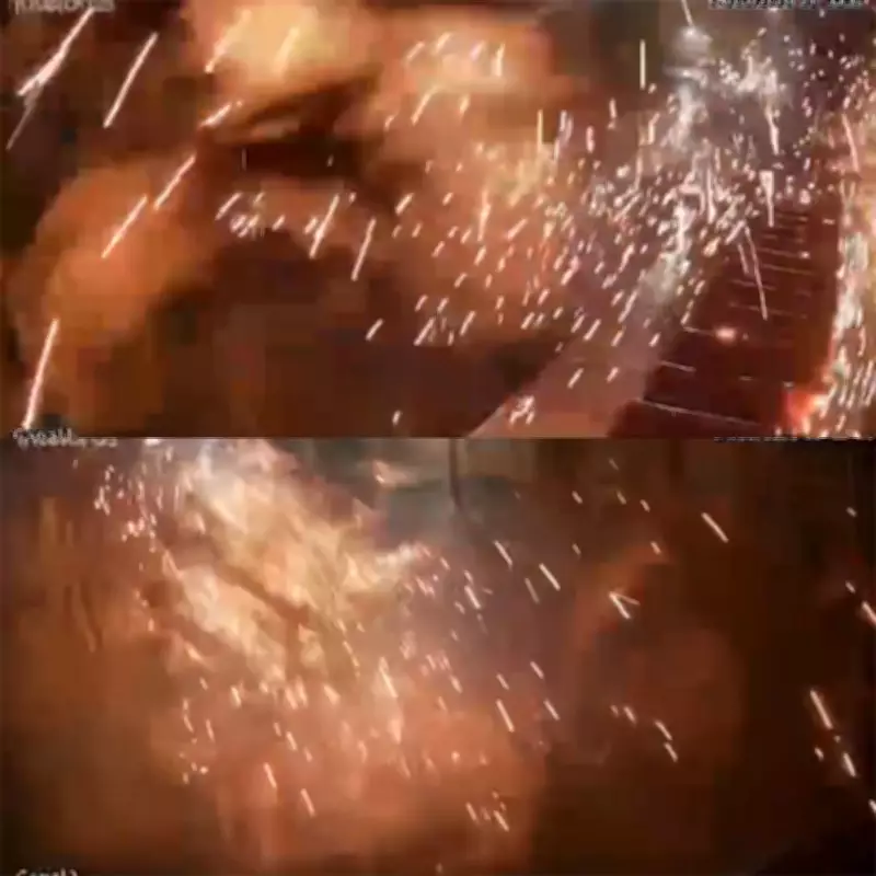 Vídeos captam momento exato de raio atingindo residência na zona Sul de Porto Velho