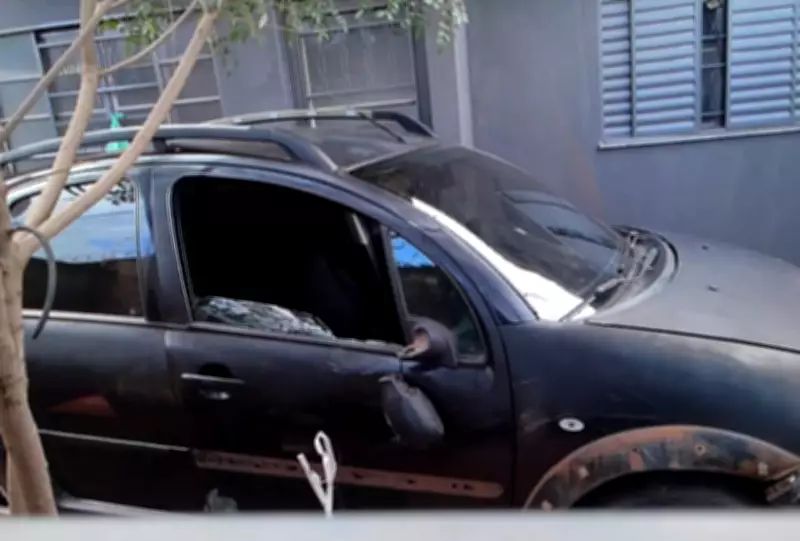 Veículo usado em atropelamento grave é encontrado escondido em residência em Campo Grande