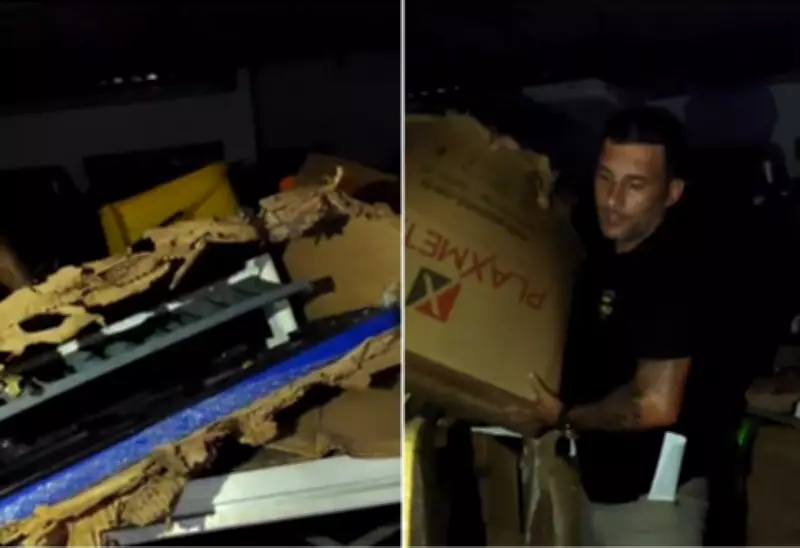 Vereador encontra mobiliário de R$ 1 milhão mofando em depósito da Prefeitura de Areal