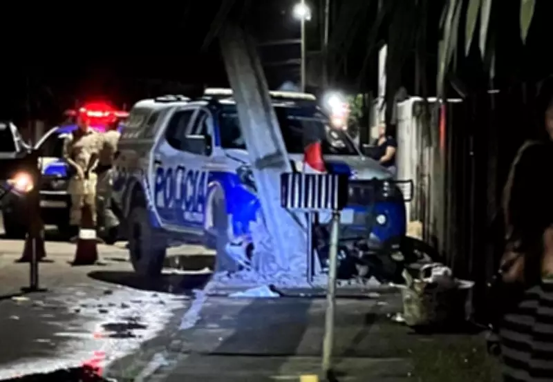 Viatura da PM persegue adolescente antes de atropelamento grave em Alvorada, TO