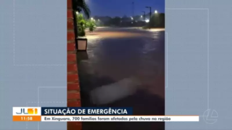 Xinguara (PA) decreta emergência após chuvas intensas causarem alagamentos e cratera em rodovia