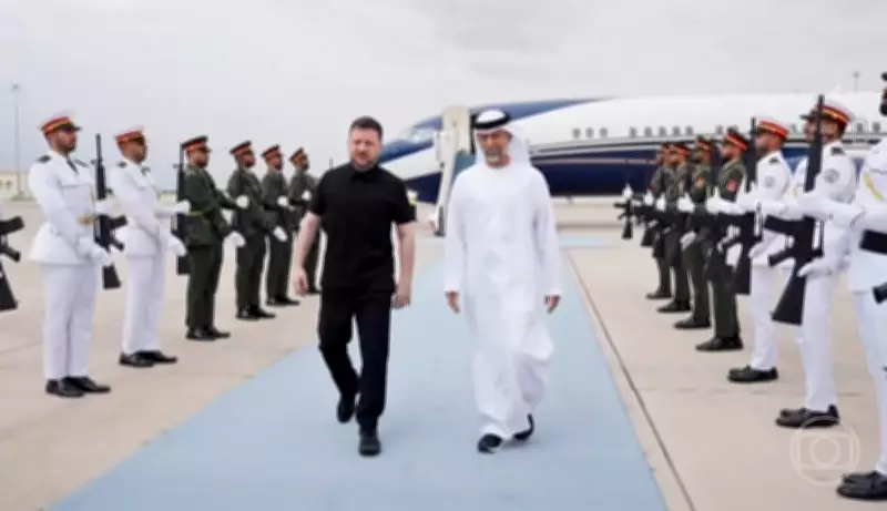 Zelensky visita Golfo e fecha acordos de defesa com drones caçadores ucranianos