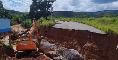 Após um mês de interdição, obras de reconstrução do Acesso Norte começam em Juiz de Fora