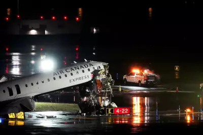 Avião da Air Canada colide com caminhão de bombeiros em Nova York; dois mortos e feridos