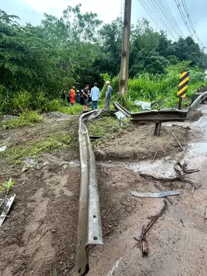 Carro despenca em ribeirão na BR-458 e causa três mortes em Ipatinga, no Vale do Aço