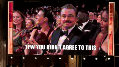 DiCaprio vira meme no Oscar após piada de Conan O'Brien e reação viral