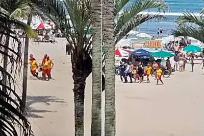 Dois homens morrem afogados no mar de Praia Grande, SP, após resgate