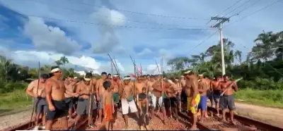 Indígenas Gavião encerram bloqueio da Ferrovia Carajás após cinco dias de protestos