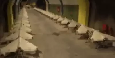 Irã revela arsenal secreto de drones em túneis e intensifica ataques no Golfo