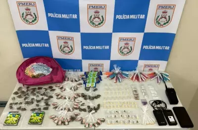 Jovem de 22 anos é preso em flagrante por tráfico de drogas em Volta Redonda