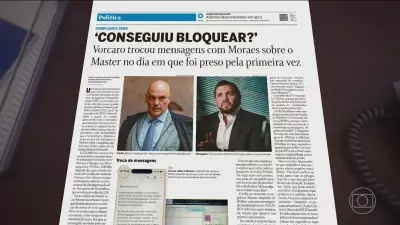 Mensagens entre Vorcaro e Moraes são extraídas pela PF e revelam diálogo no dia da prisão