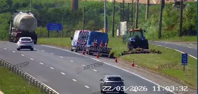 Motorista foge após atropelamento fatal na Rodovia Washington Luís em Santa Gertrudes