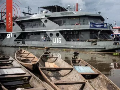 Navio Esperança da Marinha inicia atendimentos a mais de mil ribeirinhos no Acre