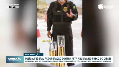 Polícia Federal desencadeia operação nacional contra abusos no preço do diesel