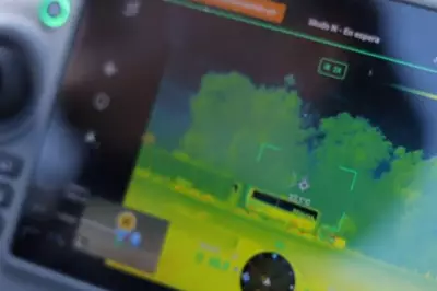 PRF usa drones e câmeras térmicas para fiscalizar freios de caminhões em Mato Grosso