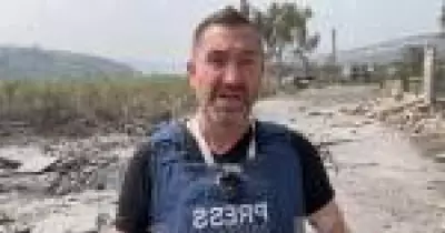 Repórter britânico escapa por metros de míssil israelense durante transmissão no Líbano