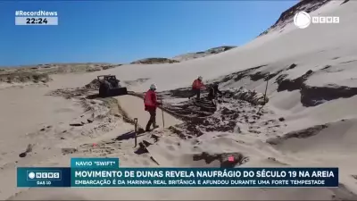 Restos de embarcação real britânica são descobertos no Canadá após dois séculos