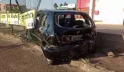 Acidente em Piracicaba: Carro destrói grade de supermercado após colisão na Raposo Tavares
