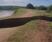 Açude Particular Rompe Após Chuvas Intensas em Cruzeta, RN; Defesa Civil Não Identifica Danos