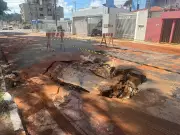 Buraco em Avenida de Natal Interrompe Trânsito e Abastecimento de Água