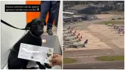 Cachorra foge de caixa e invade pista no Aeroporto de Congonhas, paralisando operações