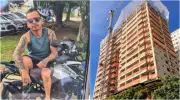 Carpinteiro morre ao cair do 23º andar em obra no Brás após falha em grua de içamento