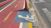 Ciclofaixa em Cachoeirinha gera críticas por comprometer acessibilidade e segurança