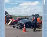 Colisão entre veículos deixa cinco feridos no Benedito Bentes, em Maceió