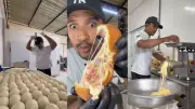 Cozinheiro do Piauí viraliza ao mostrar produção de 600 salgados diários em padaria