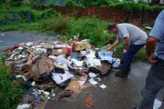 Documentos de cooperativa são descartados irregularmente em área verde de Mongaguá, SP