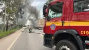 Dois motoristas morrem em grave acidente com incêndio na BR-251 em Salinas