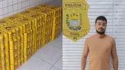 Dono de depósito é preso com mais de 100 fardos de cerveja furtados no Piauí