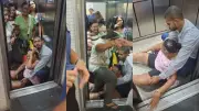 Elevador despenca nove andares em galeria de Boa Viagem, ferindo grávida e idosa