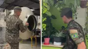 Exército e agentes de saúde combatem dengue em Jundiaí após encontrar focos em casas