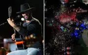 Gusttavo Lima surpreende fãs com show gratuito em lago de Goiás