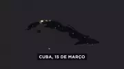 Imagens de satélite revelam Cuba mergulhada na escuridão após colapso energético histórico