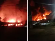 Incêndio atinge fábrica de colchões em Campinas; bombeiros controlam chamas sem vítimas
