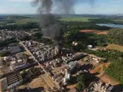 Incêndio em empresa química de Paulínia após explosão em reator de fenol