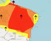 Inmet emite alertas de chuvas intensas para todo o Rio Grande do Norte