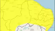 Inmet renova alerta de chuvas intensas para 106 municípios de Pernambuco