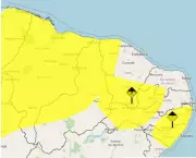 Inmet renova alertas de chuva intensa para mais de 100 municípios de Pernambuco
