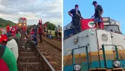 Manifestantes do MST interditam ferrovia e suspendem trens de passageiros em MG e ES