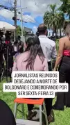 Michelle Bolsonaro compartilha vídeo de seguidora reclamando de jornalistas em hospital